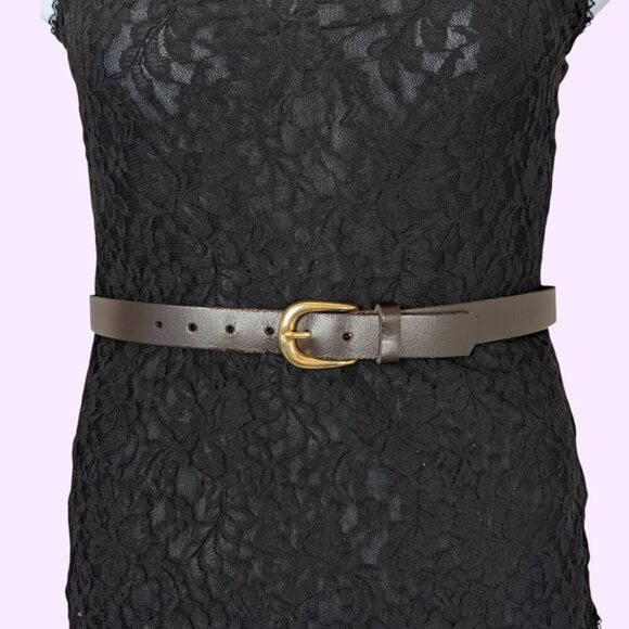 🍁Vintage Jean Works & Co Genuine Leather Belt - Picture 4 of 4